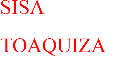 SISA TOAQUIZA